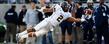 <p>A Kent State defender dives for the ball in the 2011 game.</p>