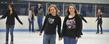 A Kent State student and her little sister skate at the university’s ice arena during Lil’ Sibs Weekend.