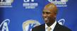 <p>Darrell Hazell responds to a question from the media during the press conference in which he was named Kent State's 20th head football coach.</p>