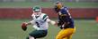 Kent State's Roosevelt Nix hunts down Eastern Michigan’s quarterback during the second half of Kent State's 28-22 win over the visiting Eagles.