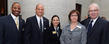 <p>(left to right) Senior Associate Vice President for University Relations Justin Hilton, Director of Athletics Joel Nielsen, Trustee Jane Murphy Timken, Linda Lefton and President Lester A. Lefton attend the centennial celebration luncheon in Columbus.</p>