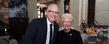 <p>Kent State University President Lester A. Lefton and Bowling Green State University President Carol A. Cartwright attend a luncheon in the Ohio Statehouse Atrium to mark the 100<sup>th</sup> anniversary of the Lowry Bill being signed into law. On May 19, 1910, the Lowry Bill created Kent State and BGSU.</p>