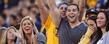 <p>Kent State fans cheer on the team.</p>