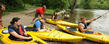 <p><font><font size="2">Recreational Services employees launch kayaks into the river in downtown Kent, as part of a new canoe and kayak livery at John Brown Tannery Park.</font></font></p>