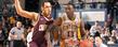 Kent State's Carlton Guyton leads the offense down the court during the second half, against the College of Charleston, in the Memorial Athletic and Convocation Center.