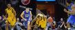 Kent State player Scooter Johnson makes a fast break down court after intercepting a Buffalo pass during a win last season.