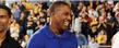 Former Kent State basketball player Antonio Gates is recognized, along with his former teammates, during a half time ceremony in the Memorial Athletic and Convocation Center.