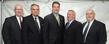 Secretary of the U.S. Department of Transportation Ray LaHood, Kent State University President Lester A. Lefton and others gather at the PARTA (Portage Area Regional Transit Authority) facility to discuss the planned Kent Central Gateway project.