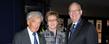 Kent State University President Lester A. Lefton and his wife, Linda, pose for a photo with Nobel Peace Prize winner and Boston University Professor Elie Wiesel during a reception in the Memorial Athletic and Convocation Center.