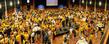 <p>The Student Center ballroom overflowing with fans during the Season of Champions Celebration held Thursday evening to honor the Golden Flashes Baseball team.</p>