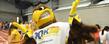 <p>Flash greets Kent State fans at the Fan Experience.<br />
</p>