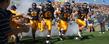 Kent State's Golden Flashes take to the field at Dix Stadium during the 2010 season.