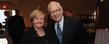 <p>President Lefton poses with State Representative Kathleen Chandler following his annual State of the University address.</p>