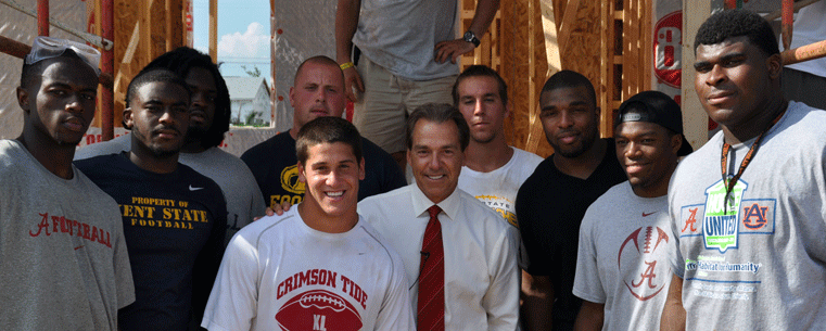 Some members of the Alabama football team also joined Golden Flashes Jacquise Terry, Lee Stalker, Ishmaa’ily Kitchen and Spencer Keith.