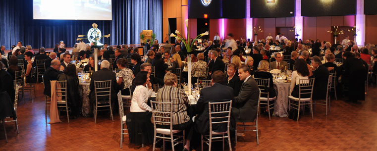 The 2011 Founders Gala was held in the Kent Student Center Ballroom.