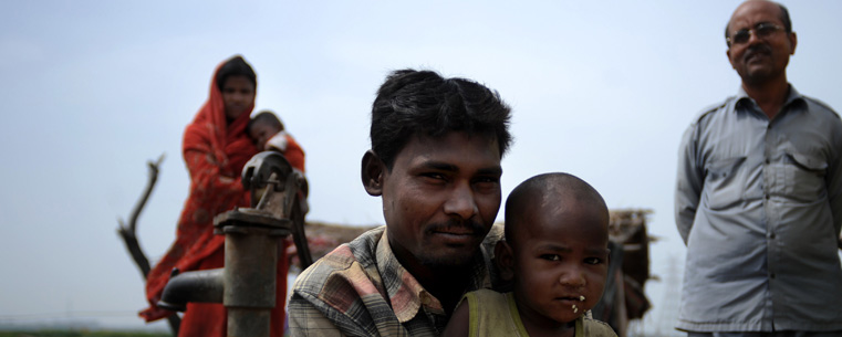 The Devi family lives and works on a farm in Delhi. Here, they grow various crops, including vegetables, which are later bought and sold at markets in Delhi.(Photo provided by Kristin Bauer)