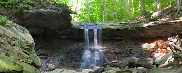 William Gould, a student at Kent State University at Stark, entered this photo of Blue Hens Falls in the Cuyahoga Valley National Park into the photo contest.