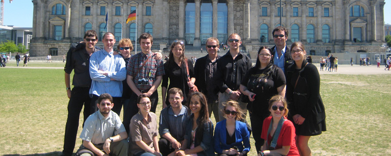 A group of Kent State University students traveled to Germany for a three-week education abroad program. The trip offered the students the opportunity to learn about German politics and history. (Photo provided by Richard Steigmann-Gall)