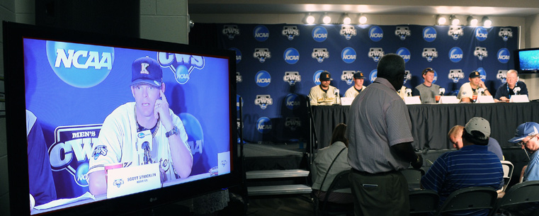 Kent State Coach Scott Stricklin discusses the win over the Florida Gators.