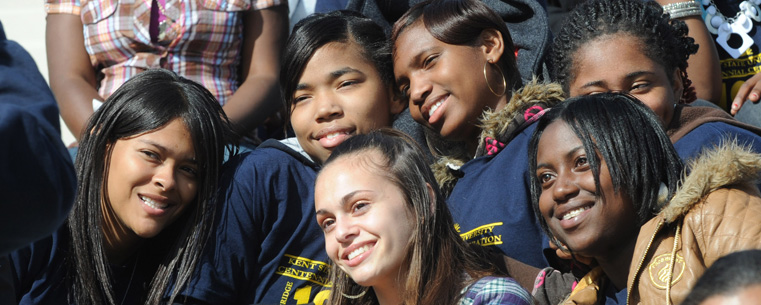 Kent State football fans show their team support during the 2009 Homecoming game.