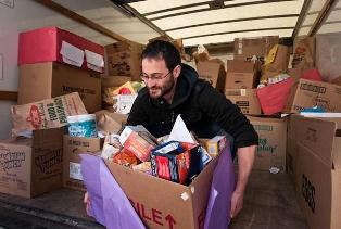 Photo from Kent State's College of Public Health food drive