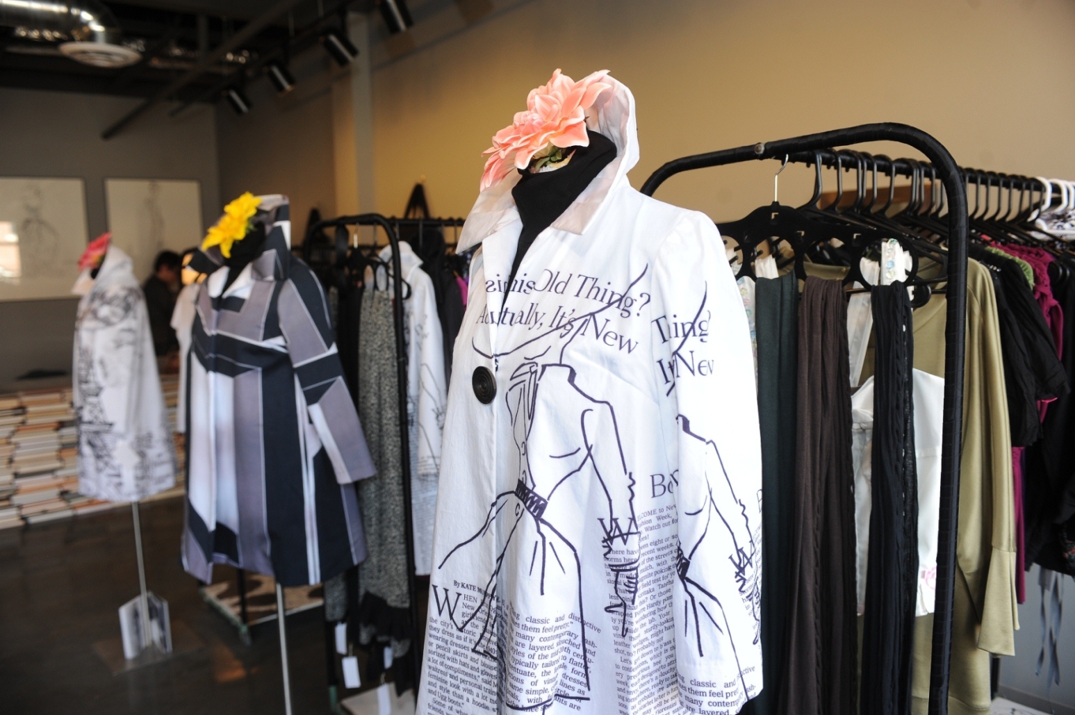 The Fashion School Store is located in Acorn Alley ii in downtown Kent, Ohio, and is open 10 a.m. to 5 p.m. Wednesday through Saturday.