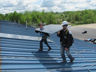 Photo 1 - Solar Panels at Kent State Field House