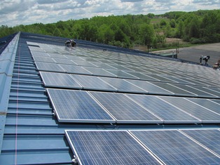 Photo 2 - Solar Panels at Kent State Field House 