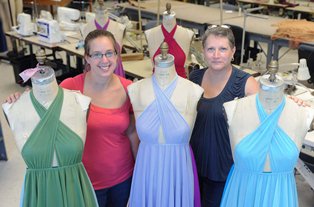 Photo of Kent State professors with Olympic costumes