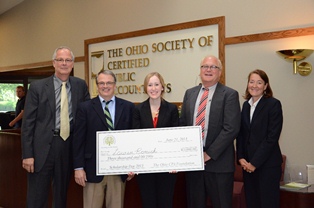 Photo of Lauren Romick at OSCPA's Scholarship Day