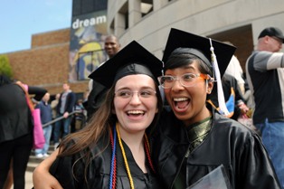 Photo from Kent State commencement