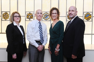 Photo of representatives from Kent State University and The Goodyear Tire & Rubber Company