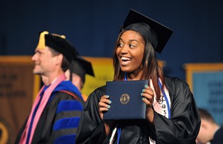 Photo from Kent State University commencement ceremony