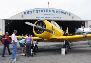 Photo from Kent State University's Aviation Heritage Fair