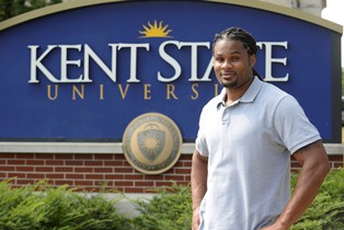 Photo of Josh Cribbs, Kent State commercial