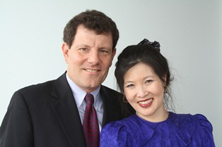 Photo of Nicholas Kristof and Sheryl WuDunn