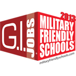 Logo for Military Friendly Schools 2013