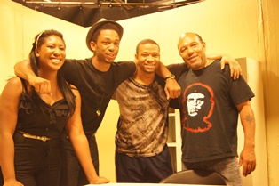 Photo of the cast of Broke-ology