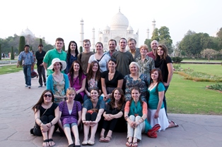 Photo of Kent State's International Storytelling students in India