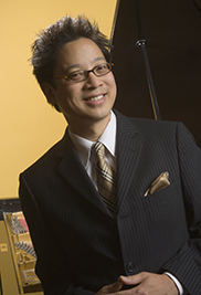 Jerry Wong (pictured), associate professor of piano at Kent State and Steinway artist, and Kent State Professor Eric van Baars collaborate on Sergei Prokofiev's Peter and the Wolf.