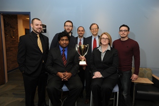 Photo of Kent State's MBA team from ACG Competition