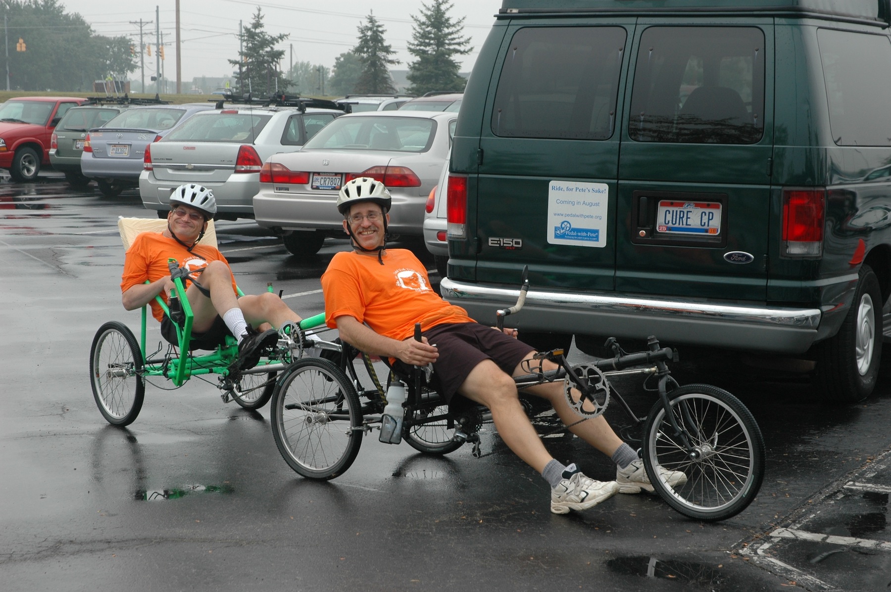 Pete Zeidner on bike