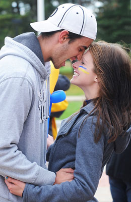 A Kent State couple participates in the newly launched 