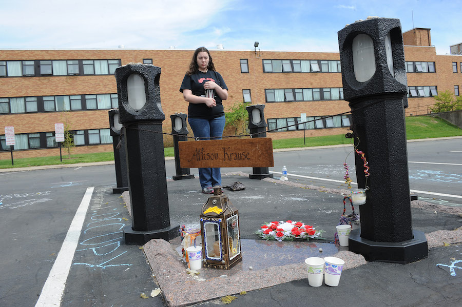 Photo from Kent State's May 4 Commemoration
