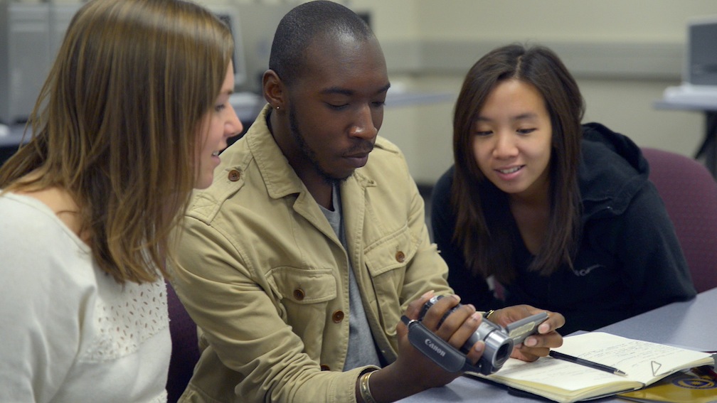 Students from Kent State's School of Journalism and Mass Communication